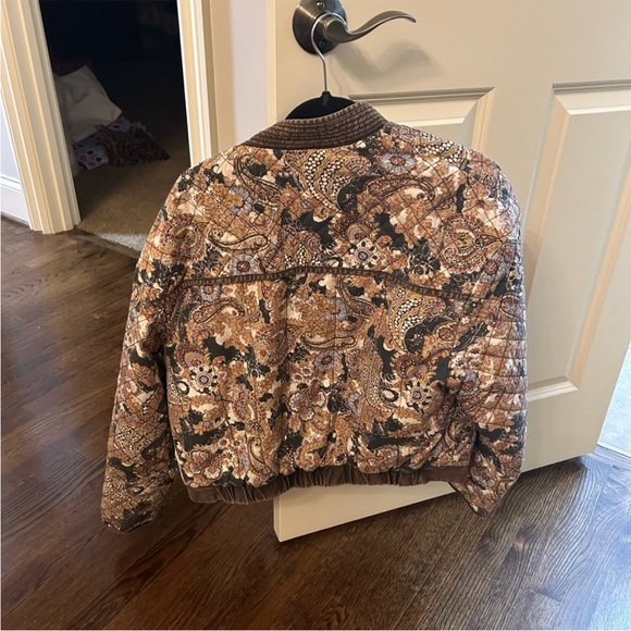 Free People Multicolor Patterned Bomber Jacket - Picture 5 of 7